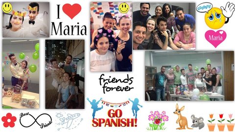 Bye Maria! (our wonderful Spanish student)